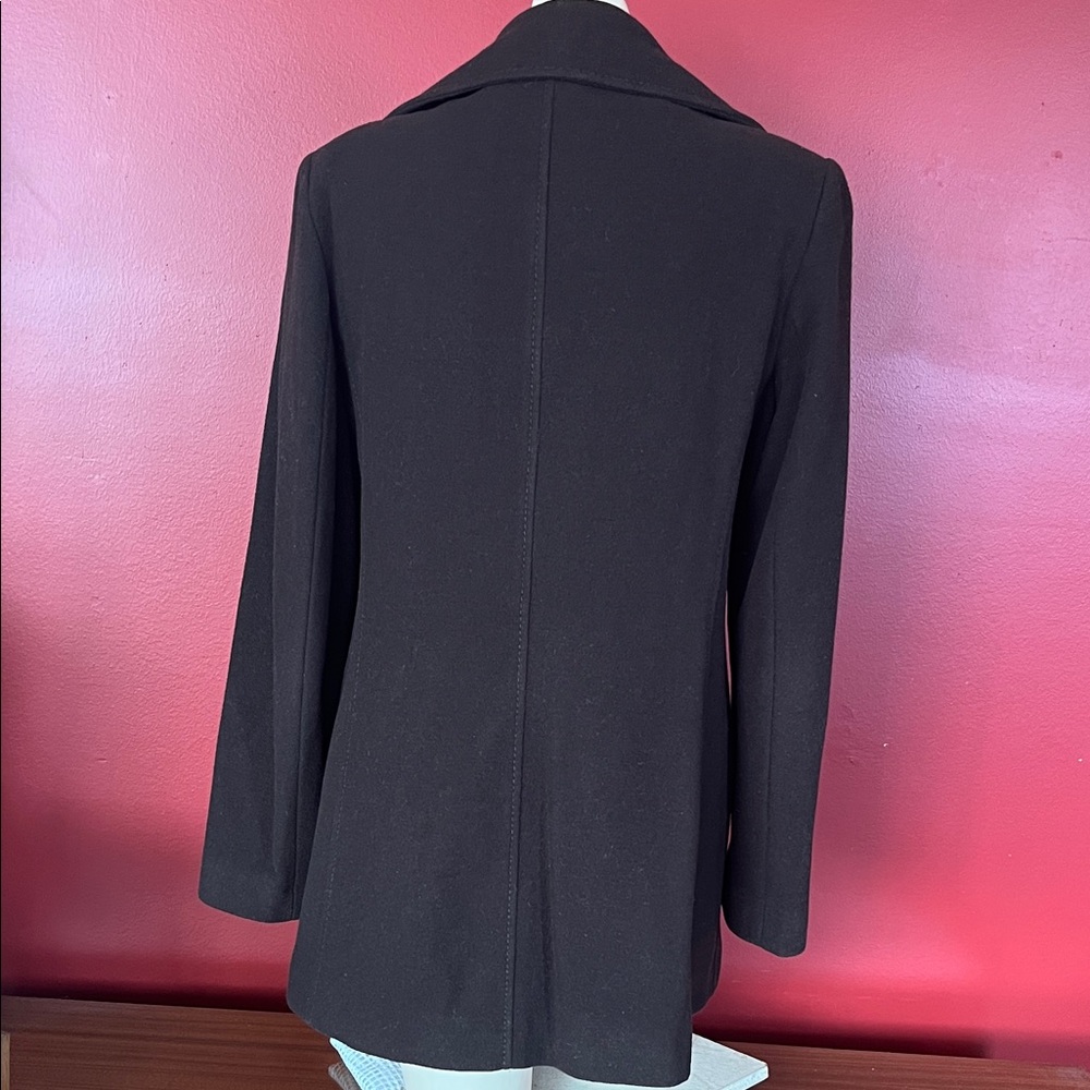 EUC Esprit Brown Double-Breasted Pea Coat - Picture 8 of 13